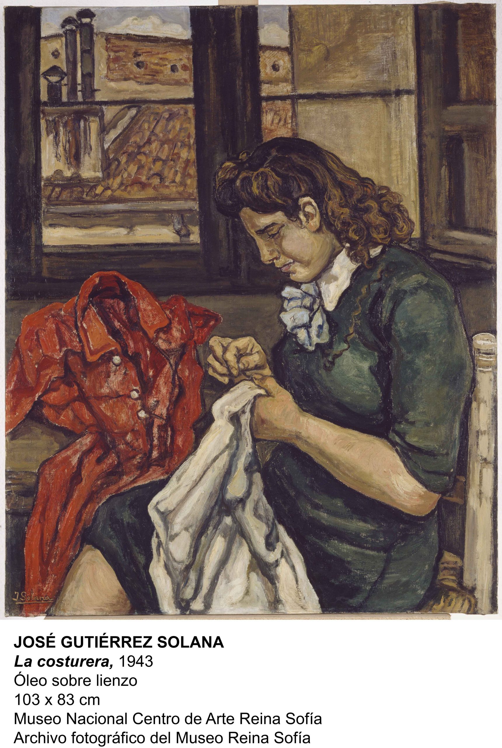 GUTIERREZ-SOLANA-La-costurera - hoyesarte.com