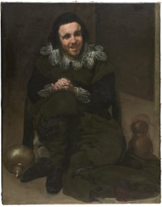 'El bufón Calabacillas'. Velázquez, 1635-39. Museo Nacional del Prado.