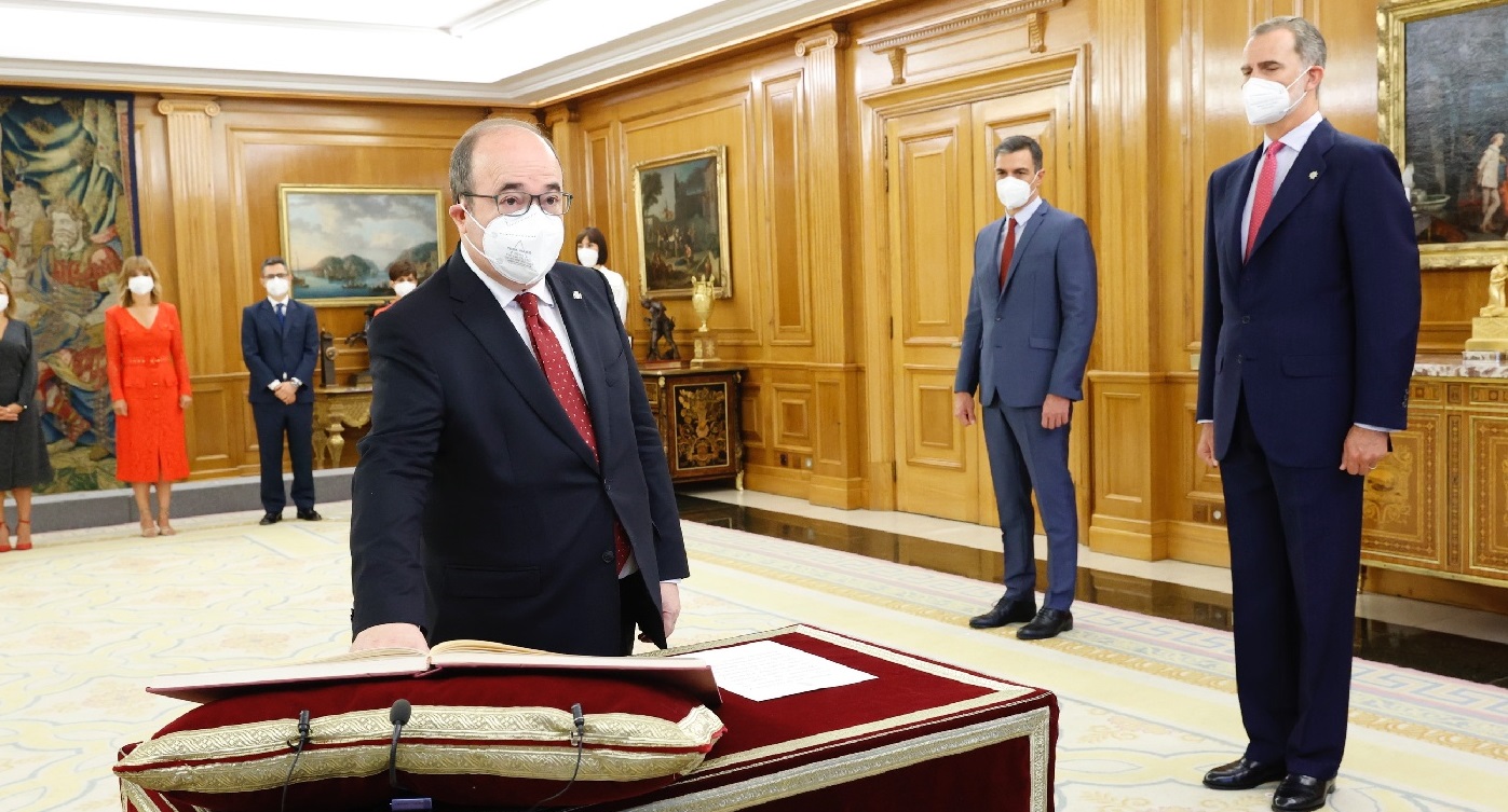 Miquel Iceta, ministro de Cultura y Deporte. © Casa de S.M. el Rey.