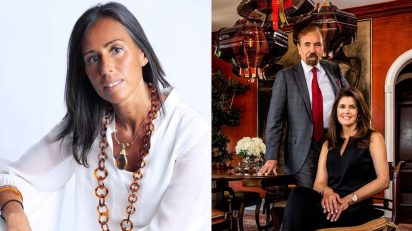 Felipa Jove y el matrimonio Jorge M. Pérez y Darlene Boytel-Pérez.