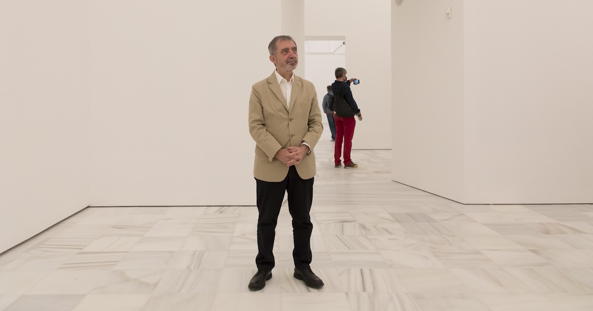 Manuel Borja-Villel en la presentación de las nuevas salas, con las que el Reina Sofía recupera 2.000 metros cuadrados para exponer su colección. © Luis Domingo.