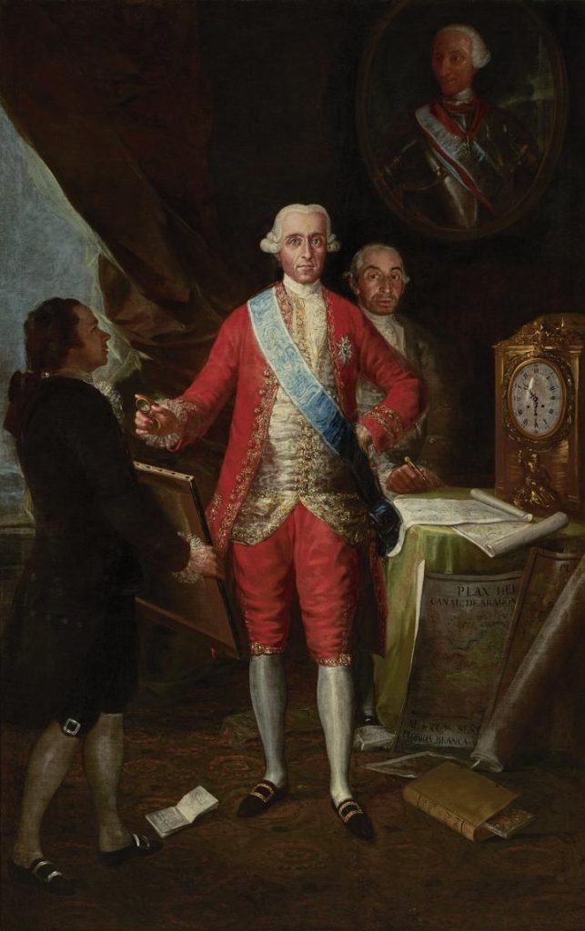 José Moñino y Redondo, I conde de Floridablanca' (1783). Francisco de Goya.