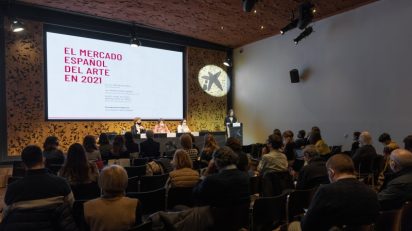 Presentación en CaixaForum Madrid del informe 'El mercado español del arte en 2021'.