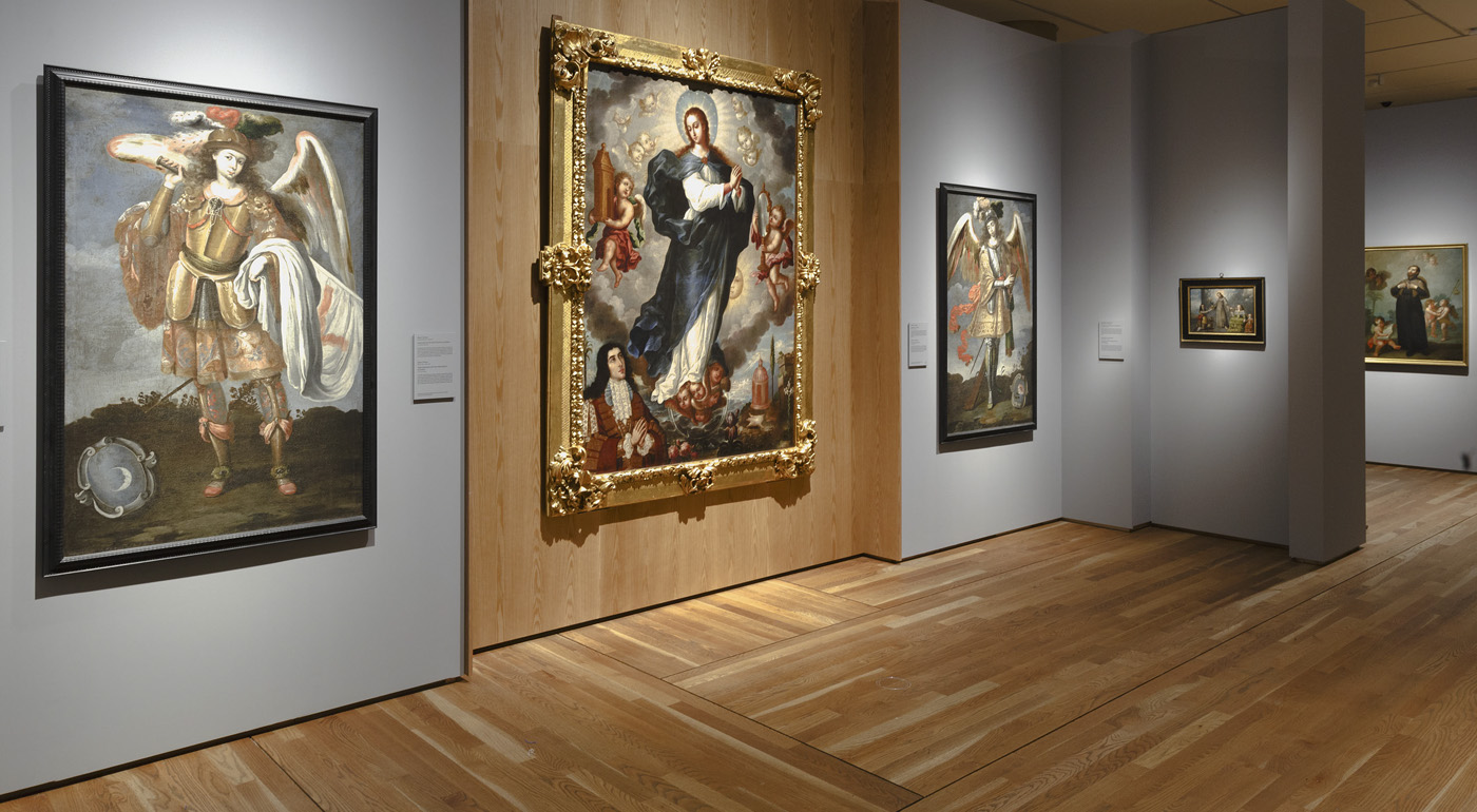 Imagen de la sala de la exposición “Tornaviaje. Arte Iberoamericano en España”. Foto © Museo Nacional del Prado.