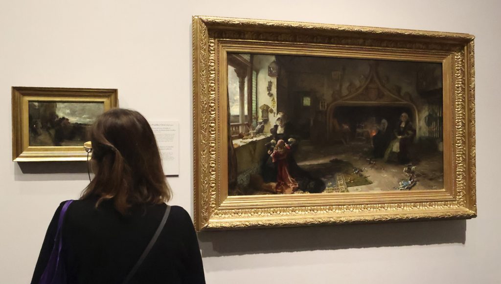 Imagen de la exposición “Francisco Pradilla (1848-1921), esplendor y ocaso de la pintura de historia en España”. Foto © Museo Nacional del Prado.