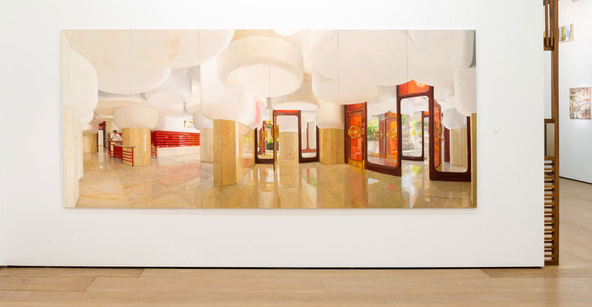 Félix de la Concha (León, 1962) presenta 'Torres Blancas, After Fallingwater', su primera exposición individual en la Galería Fernández-Braso.
