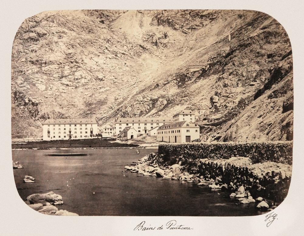 Fernando Guerrero Scholtz. Bains de Panticosa, c. 1865. Colección Fernando Rivero, Málaga.