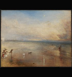Joseph Mallord William Turner, Luna nueva; o 'He perdido mi barca, túno tendrás tu aro'. Tate: Accepted by the nation as part of the Turner Bequest 1856.