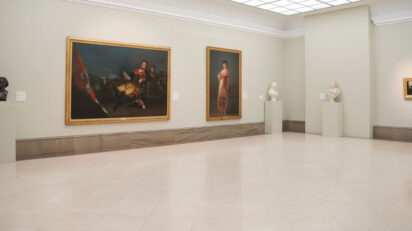 Nueva museografía de las salas Goya en la RABASF.