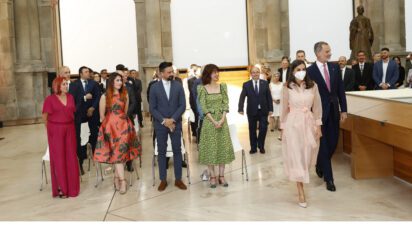Los Reyes en la entrega de los Premios Nacionales de Cultura 2020. © Casa de S.M. el Rey.