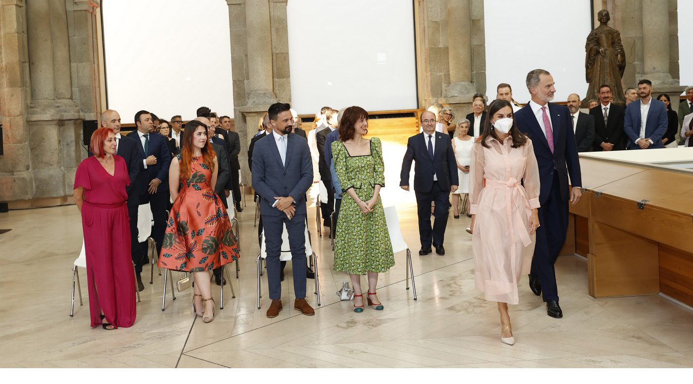 Los Reyes en la entrega de los Premios Nacionales de Cultura 2020. © Casa de S.M. el Rey.