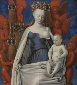Madonna Surrounded by Seraphim and Cherubim. Jean Fouquet. c. 1450.