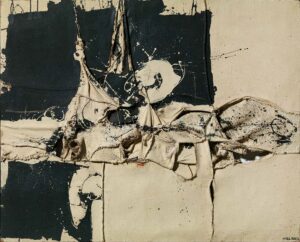 Manolo Millares. Cuadro 61, 1959. Colección de Arte Contemporáneo FLC.