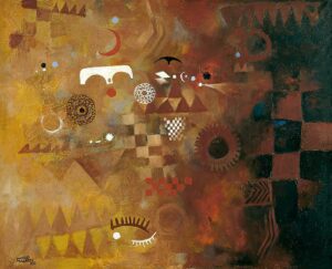 Aborigen Nº3. Pictografía canaria, 1952. © Colección Particular.