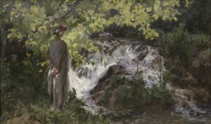 Francisco Pradilla. Así transcurre la vida. 1908. Óleo sobre lienzo. Colección particular.