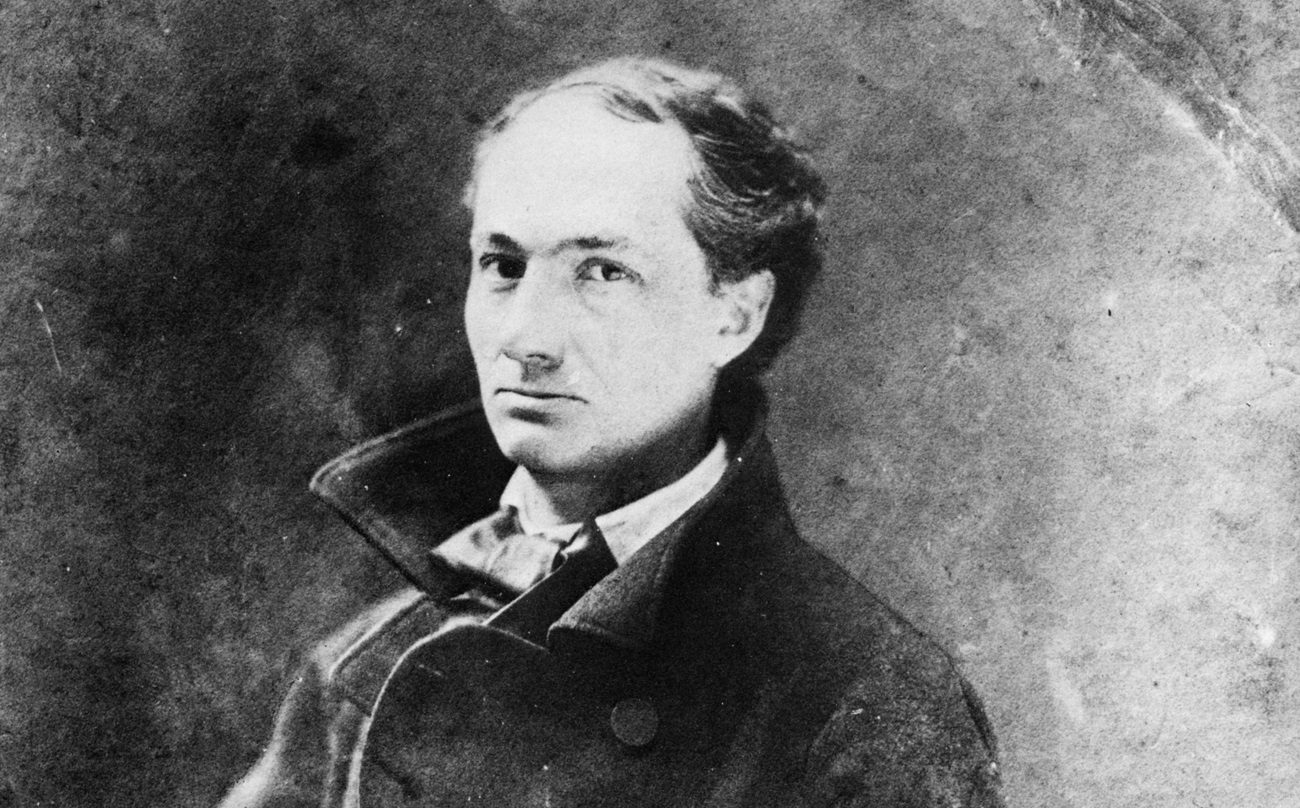 Charles Baudelaire en 1855. Nadar.