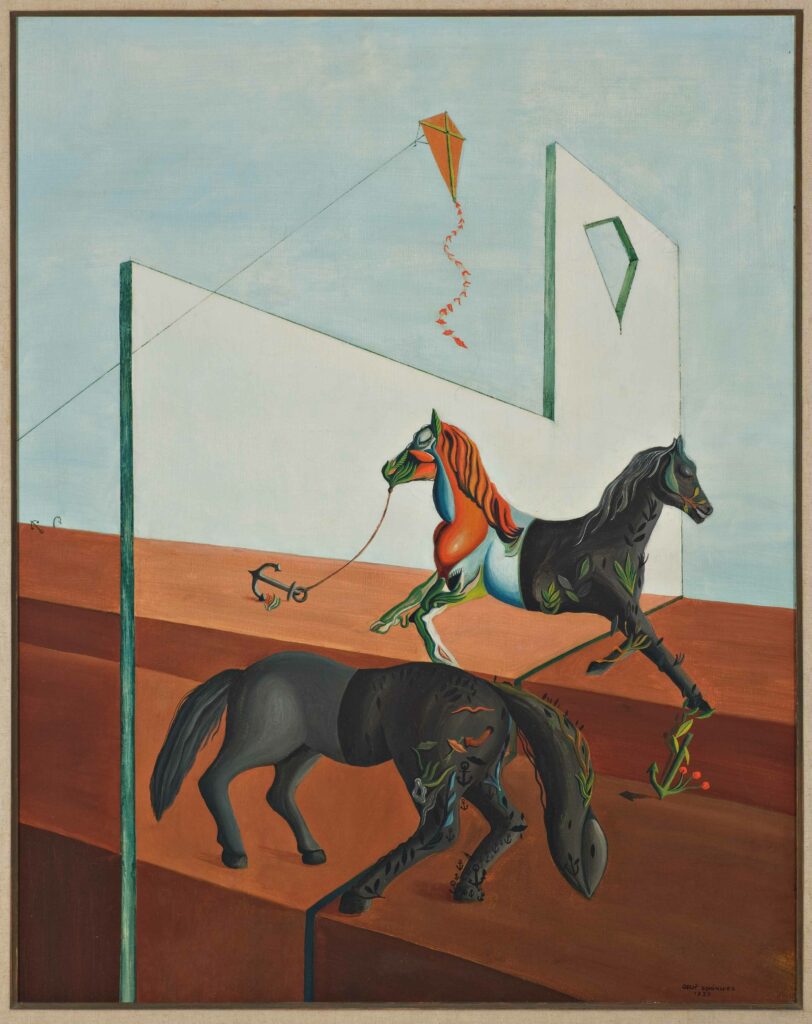 ‘Le dimanche’ (1935), de Óscar Domínguez.