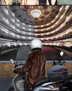 Cartel de teatro histórico, Barcelona, 2022. © Anastasia Samoylova.