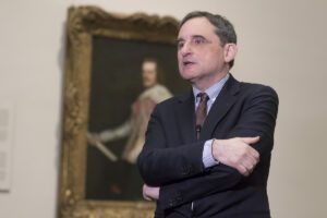 Javier Portús en la presentación de la exposición "Obras maestras españolas de la Frick Collection" en el Museo Nacional del Prado. Foto: © Luis Domingo.