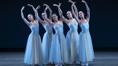 "Serenade". New York City Ballet. Credit Photo: Erin Baiano.