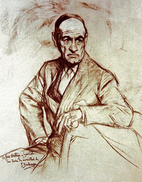 Ignacio Zuloaga. Retrato de José Ortega y Gasset. Biblioteca Fundación Ortega-Marañón.