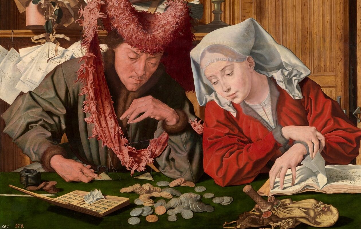 "El tesorero municipal" o "El cambista y su mujer" (1538), de Marinus van Reymerswale. © Museo Nacional del Prado.