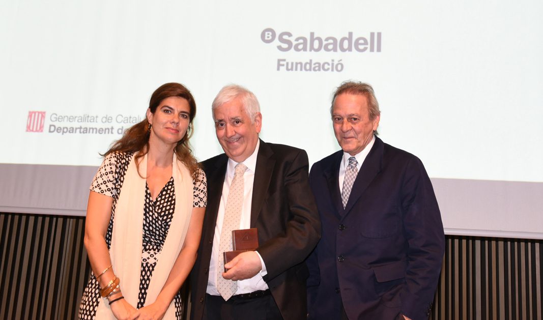 Frances Mestre recibió en 2016 el Premi Fundació Banc Sabadell’al galerista en reconocimiento a su destacada trayectoria.