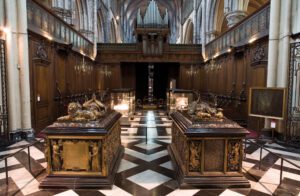 Sepulcros de Carlos el Temerario y María de Borgoña en la Iglesia de Nuestra Señora de Brujas. © Sarah Bauwens.