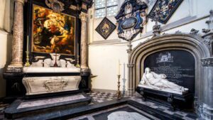 Sepulcro de Rubens en la iglesia de Santiago de Amberes. Foto: Visit Antwerpen | © Sigrid Spinnox.