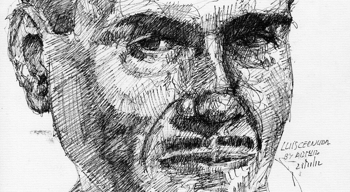 Retrato de Luis Cernuda obra de Arturo Espinosa. https://www.flickr.com/photos/espinosa_rosique/8228289122/