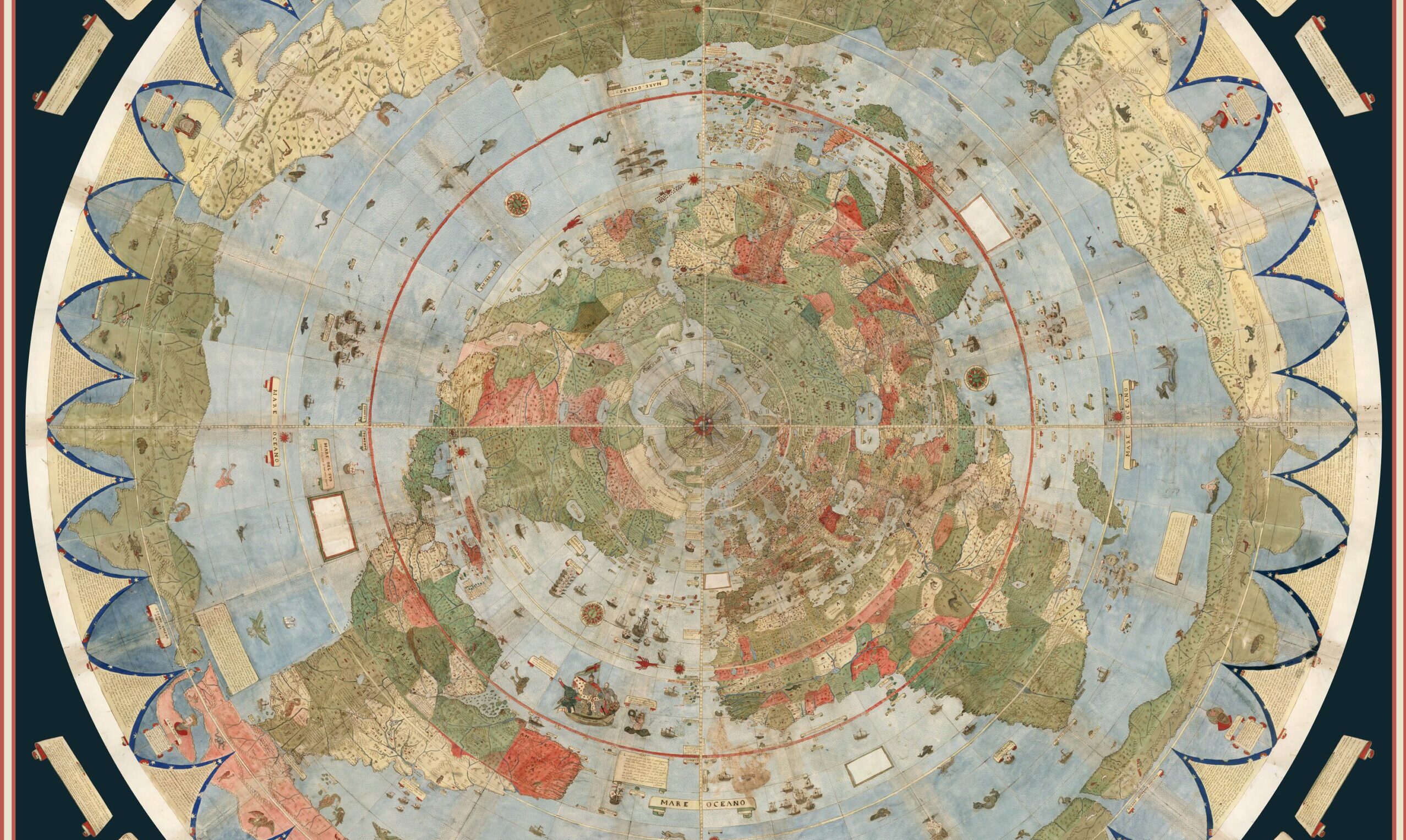 Mapa de Urbano Monti (1587).