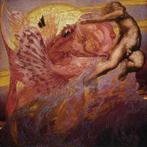 Néstor, 'La tarde, del Poema del Atlántico', 1917-1918. Museo Néstor, Las Palmas de Gran Canaria.