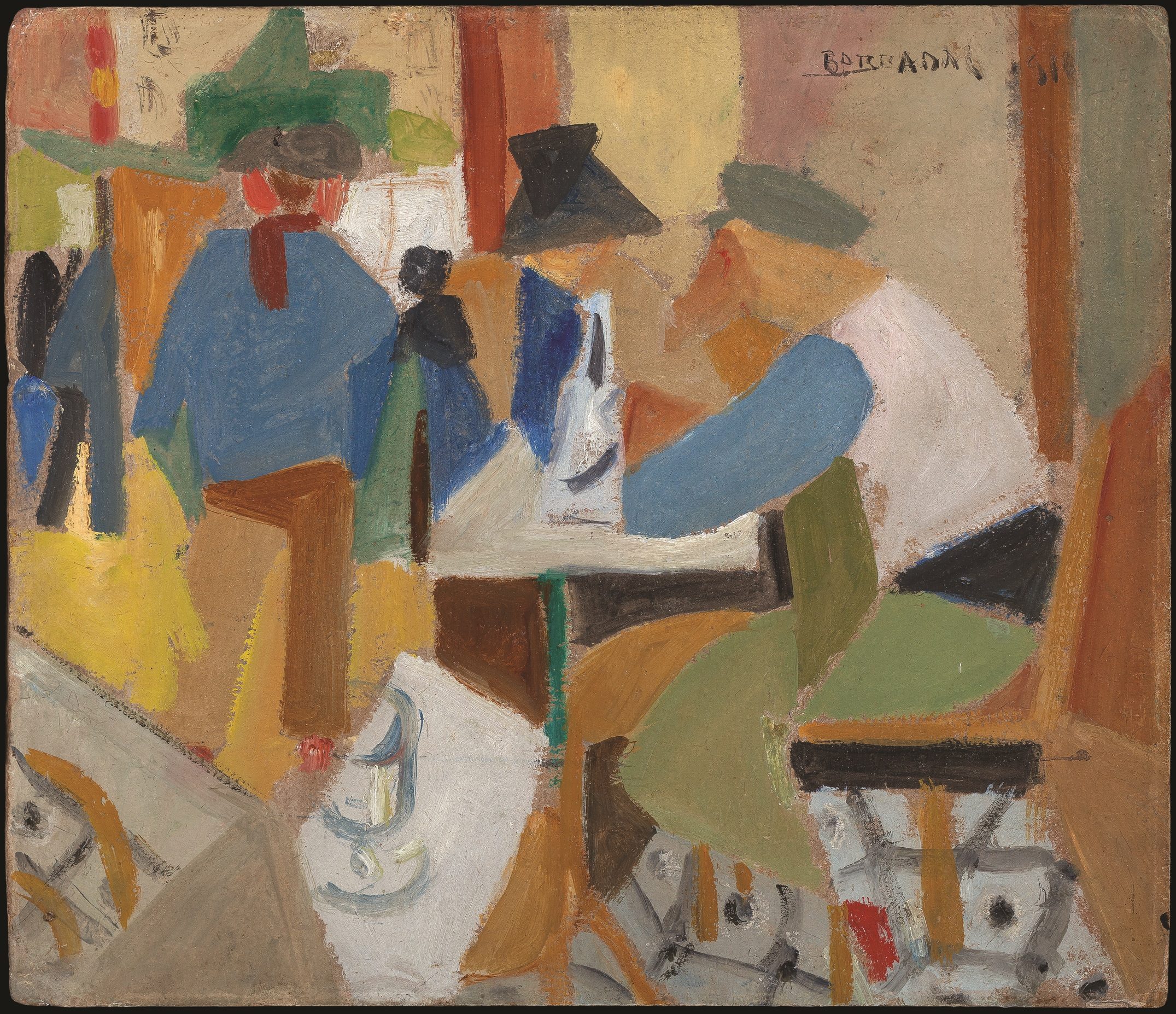 Rafael Barradas, 'Interior de café', 1915.