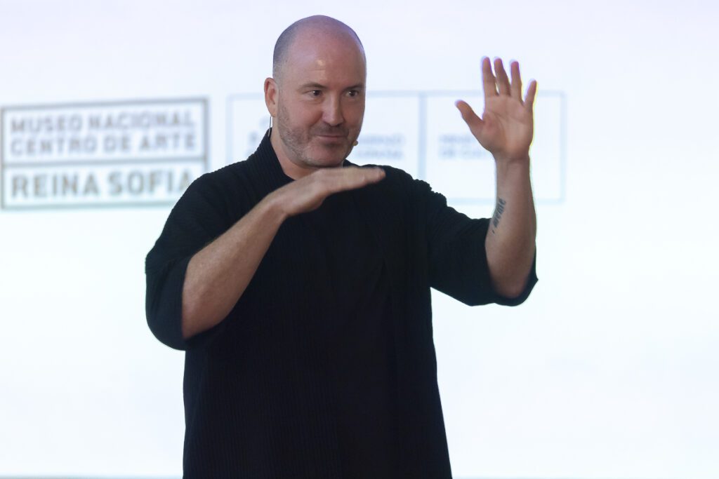 Manuel Segade en la presentación de la nueva temporada del Museo Reina Sofia. Fotografía: © Luis Domingo.