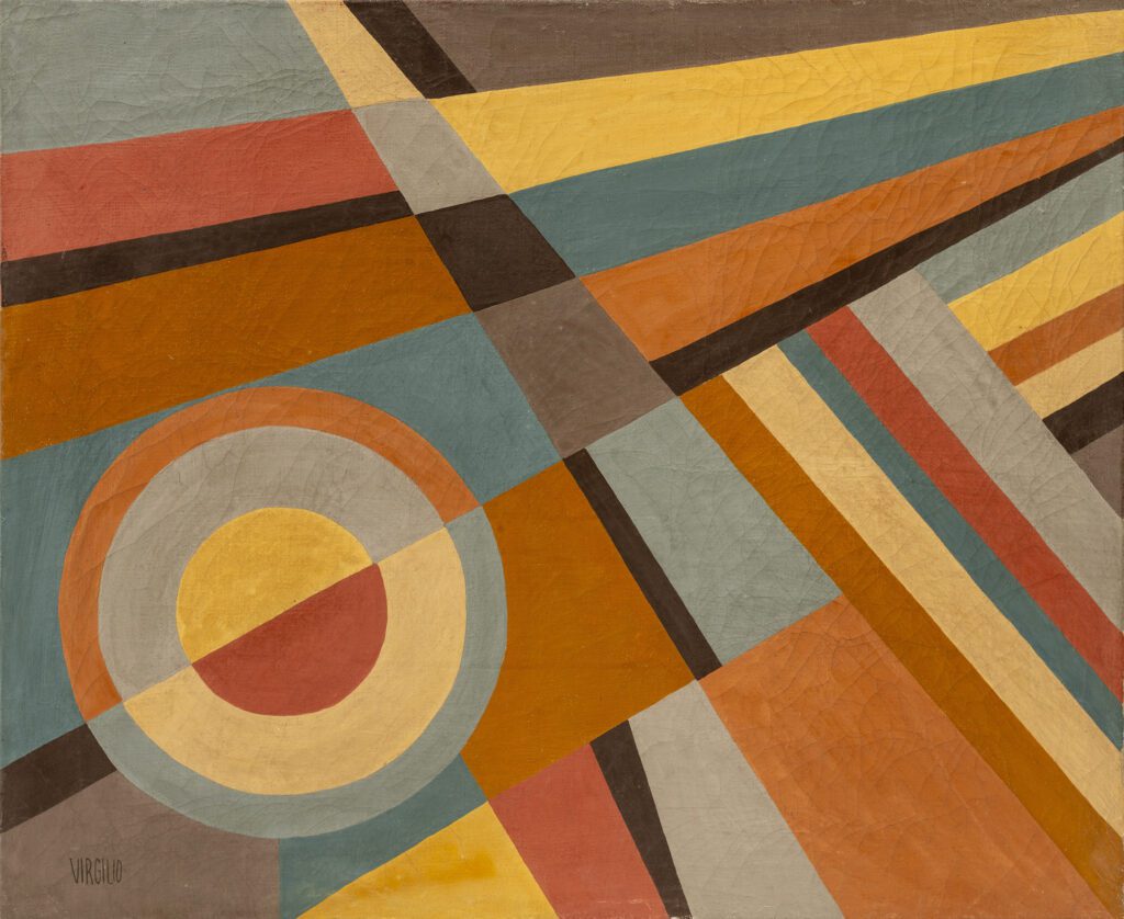 Virgilio. Sin título, técnica mixta sobre lienzo, 60 x 73 cm.