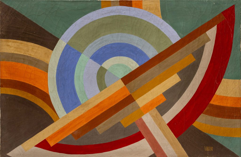 Virgilio. Sin título, técnica mixta sobre lienzo, 60 x 92 cm.