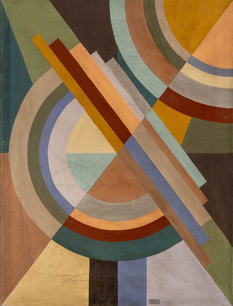 Virgilio. Sin título, técnica mixta sobre lienzo, 96 x 73 cm.