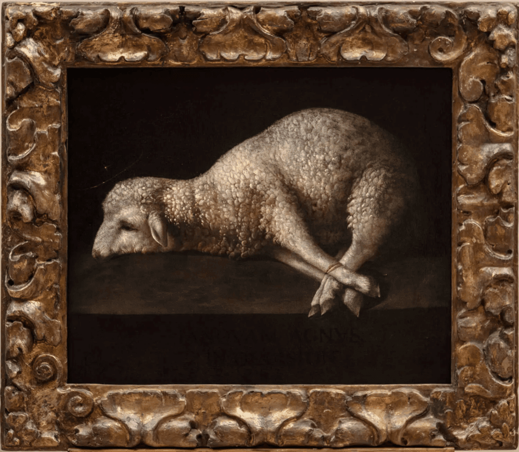 Francisco de Zurbarán. "Agnus Dei", 1417. RABASF.