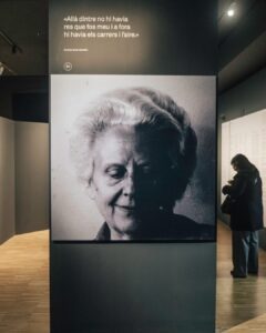 Imagen de la exposición "Rodoreda, un bosque" en el Centre de Cultura Contemporània de Barcelona. Fotografía: CCCB.