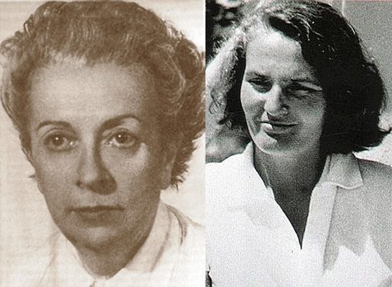 Elena Fortún y Carmen Laforet.