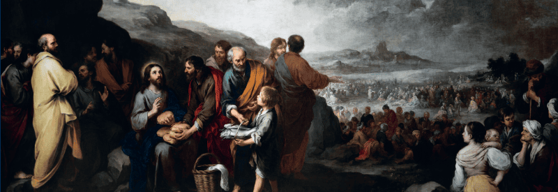 Bartolomé Esteban Murillo. "La multiplicación de los panes y los peces".