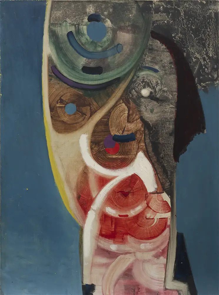 Óscar Domínguez. "Le Clown", 1957. Óleo sobre lienzo. 81 x 60 cm.