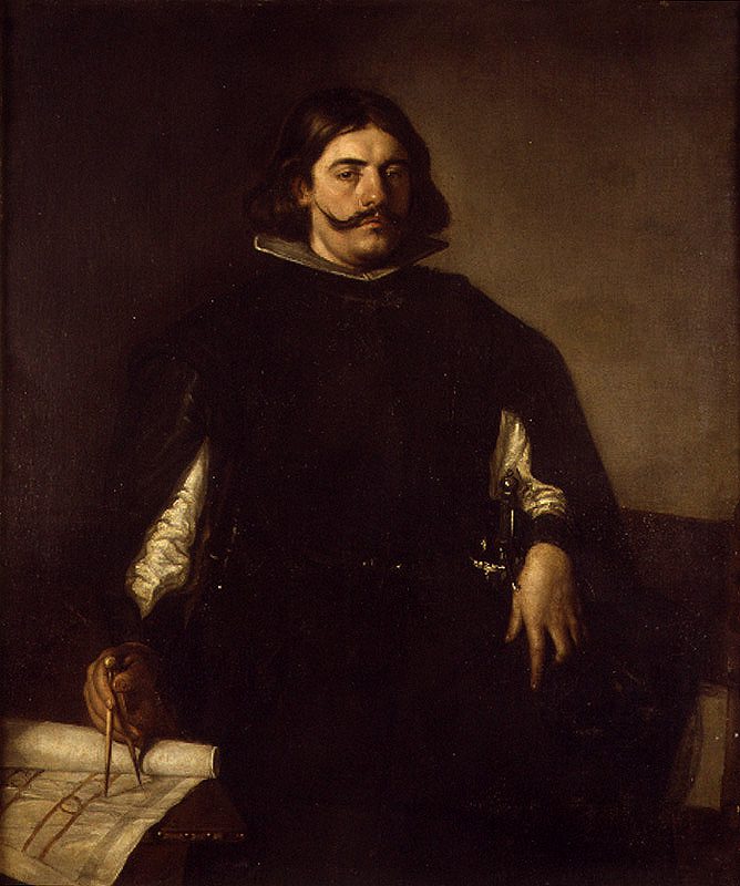 Juan de Pareja, "Retrato del arquitecto José Ratés Dalmau", 1660-1670. Museo de Bellas Artes de Valencia.