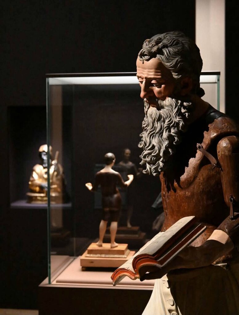 "Sculpter la couleur. Chefs-d’œuvre du Musée national de sculpture, Valladolid". Fotografía: musée du Louvre.
